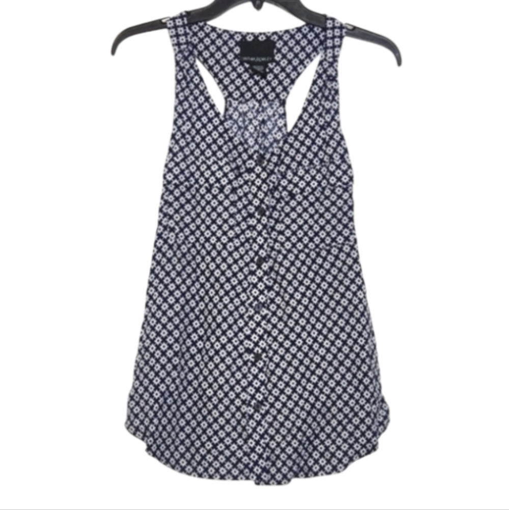 Cynthia Rowley Button-Down Tank